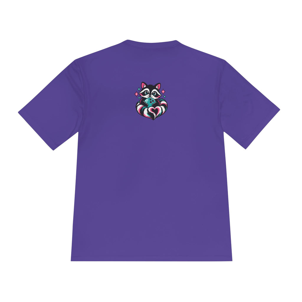 Bowling Raccoon Tee — “Bowl Better Boo” Moisture‑Wicking Graphic Shirt