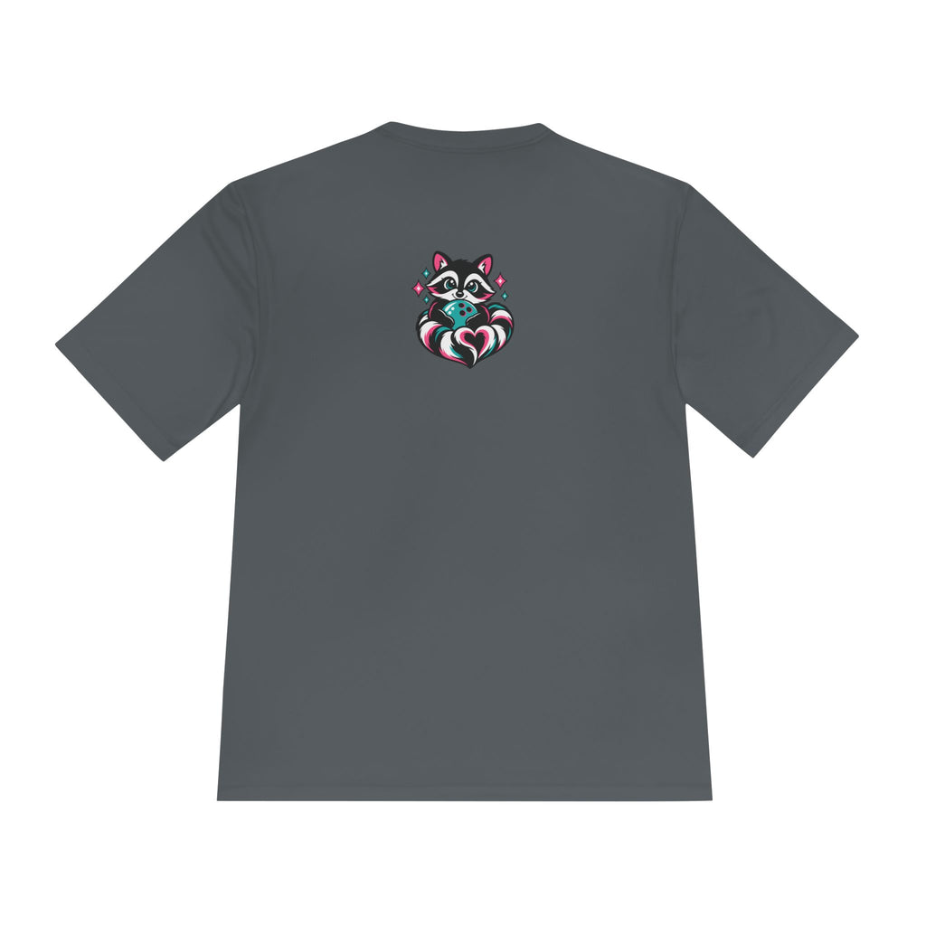 Bowling Raccoon Tee — “Bowl Better Boo” Moisture‑Wicking Graphic Shirt